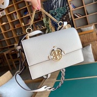 TORY Burch  TB 532#迷你 湯麗柏琦 MILLER蘇枝紋牛皮雙T LOGO迷你肩背女包 側背包 單肩包 女包