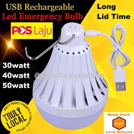 Usb Rechargable Bulb Lampu Raya Pelita Flash PB BULB Battery Emergency Light Lamp