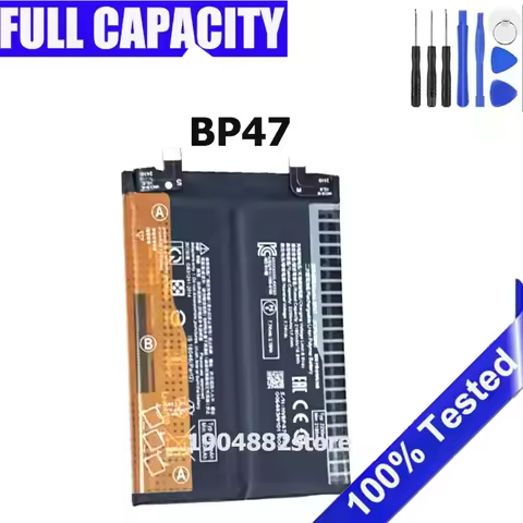 New 2x2250mAh BP47 Battery For Xiaomi Redmi Note 11 Pro+ 5G 11 Pro Plus 21091116UC 21091116UG Rechar