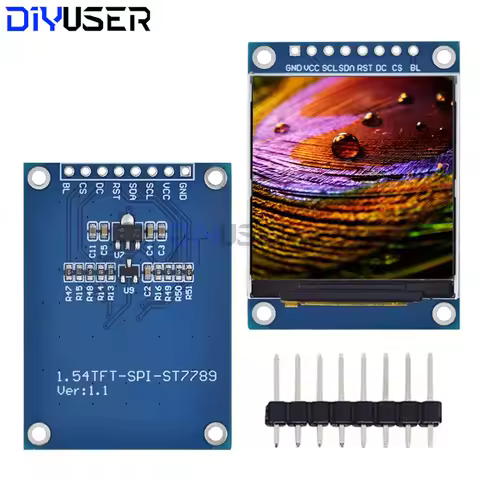 1.54" HD IPS TFT Display 240x240 SPI ST7789 for Arduino Raspberry Pi STM32 Color Screen Module