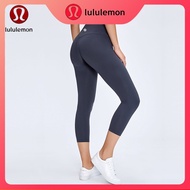 Lululemon new yoga sports Capris nude fabric breathable comfortable hip lifting slim Yoga Fitness pants s2047