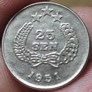 koin kuno 25 sen diponegoro tahun 1951