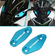 Motorcycle Accessories Rearview Mirrors Seat Decorative Cover Mirror Base For 675SR 675SRR 675SR-R 6