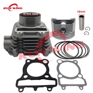 67mm Bore Cylinder Piston Kit for YAMAHA TW200 AG200 TW AG 200 200cc 196cm Motorcycle Engine Parts