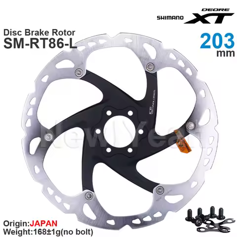 SHIMANO DEORE XT M8000 SLX - 6-Bolt - Disc Brake Rotor SM-RT86 203/180/160 mm Original Parts
