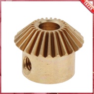 [Lszzx] 0.5 Modulus Bevel Gear in Brass, Diameter of 25mm, Hole Range: 3 to 5mm