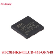 5pcs/1pc STC8H4K64 STC8H4K64T LCD STC8H4K64TLCD-45I QFN48 STC 8H4K64 1T 8051 Single-Chip Microcontro