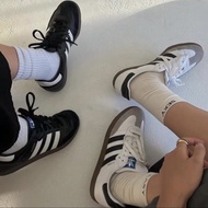 [Sharkhead] Adidas Samba OG Black White Caramel Sole Suede German Training Shoes B75807 B75806