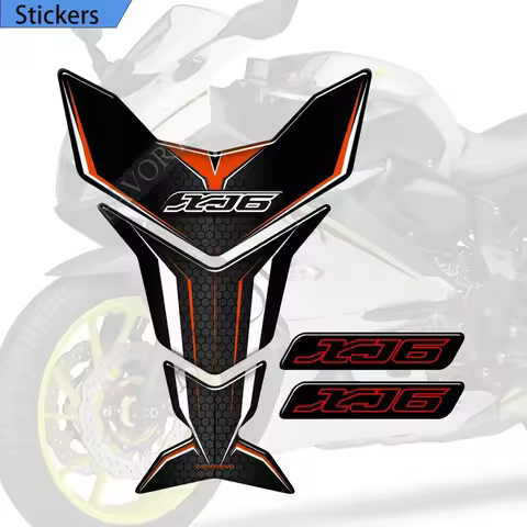For Yamaha XJ6 XJ6N XJ600 XJ650 Tank Pad Motorcycle Diversion 3d Stickers Adhesive Decals Fuel Oil K