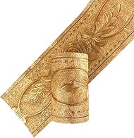 Yija 5 Meters Royal Peony 3D Self Adhesive Peel and Stick Waterproof Wall Border Easy to Apply 4 Inc