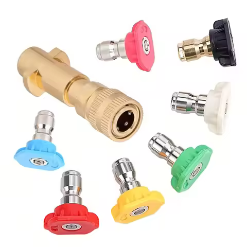 All-Metal Foam Cannon Adapter 1/4" Quick Connect Compatible with KARCHER K Series K2 K3 K4 K5 K6 K7 