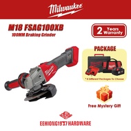 MILWAUKEE M18 FSAG100XB-0X0 M18 FUEL™ 100mm Braking Grinder M18 FSAG100XB M18 FSAG 100XB Cutting