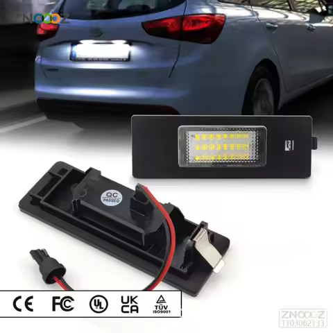 LED License Number Plate Lamp Car Light Luz No Error for BMW 1 Series E81 E87 E63 E64 M6 E85 E86 Z4 