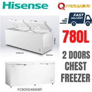 ( Fast Shipping) Hisense Freezer FC900D4BWBP 780L Gross Chest Freezer (White) Peti beku FC900