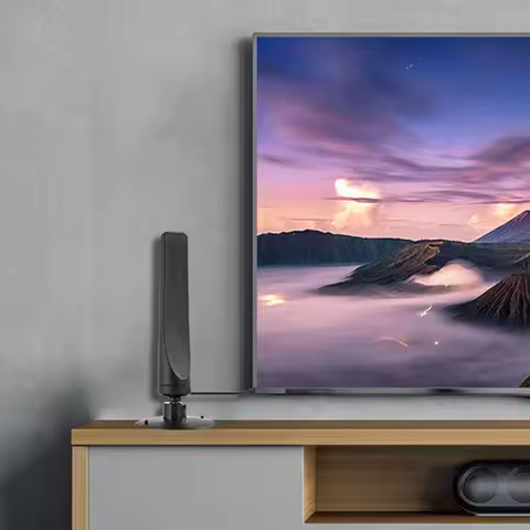 Indoor HDTV Signal Receiver Amplifier 1080P TV Antenna HD Receiver for Home Indoor 50 Miles 12dBi Di
