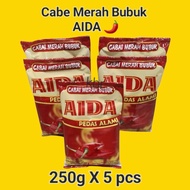 MERAH (5 pcs) Aida Red Chili Powder 250g x 5 pcs