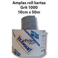 AMPLAS ROLL KERTAS EKAMANT grit 1000 10cm x 50m