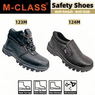 M Class Safety Shoes | Toe Cap M Class  Steel Toe & Steel Mid Plate 123 | 124 kasut kerja lelaki
