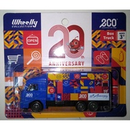 LORI LORRY TRUCK ECO SHOP VIRAL 20th ANNIVERSARY 2023 BIRU BLUE BOX TRUCK DIECAST