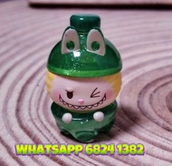 全新品 100% New  可愛Q萌 迷你 size 綠色 Labubu 公仔 玩偶 擺件一個 D-666