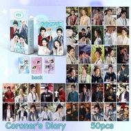50-55pcs Chinese Drama Coroner's Diary FEUD Hologram Lomo cards Actor Ao Ruipeng Landy Li Landi Bai 