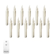 Halloween with Remote Control LED Flameless Candles Hanging Flameless Candlesticks LED Taper Candles