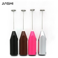 JIASHI เครื่องเครื่องตีนมไฟฟ้ามือถือแบบที่ตีไข่เครื่องฟองนมเครื่องคนกาแฟติดกระตุ้นไฟฟ้า