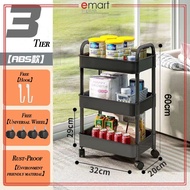 3/4 Tier Trolley Rack /trolley rack/kitchen trolley/ troli dapur/ troli barang / troli baby /storage