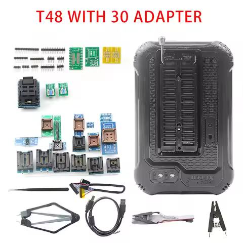 100% XGECU T48 Programmer TL866II Plus Upgrade Version USB Universal Minipro TL866 Flash EEPROM NAND
