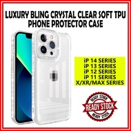 iPh*ne Series Crystal Clear Soft Tpu Cover iP14 iP14 Plus iP14 Pro iP14 Pro Max iP13 12 11 Xs Max XR