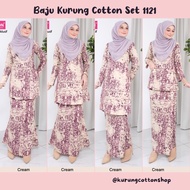 Baju Kurung Dhia Cotton Set 1121 (Mini, Riau, Moden, Kedah, Kemeja & Baju Kanak-kanak)