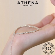 Athena Jewelry Women Fashion Bangle Original Korean 925 Simple Broken Silver Few Tummel Bangle Real Silver Jewelry Women's Silver Jewelry B648