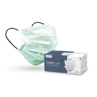 หน้ากากอนามัยทางการแพทย์เวลแคร์ ระดับ 2 (บรรจุ 50 ชิ้น/กล่อง) Welcare Mask Level 2 Medical Series สีขาว / สีเขียว