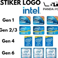 Sticker Logo Core I3 I5 I7 Stiker Intel Pc Komputer Laptop Notebook