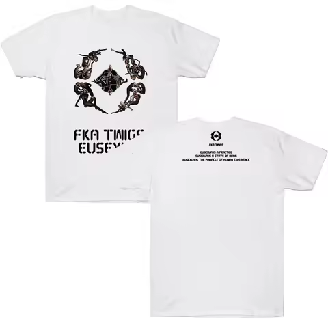 FKA Twigs Moonbeam Eleven Graphic Print Tshirt Short Sleeve Cotton Women Men Tshirt Casual Round Nec