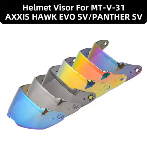 For MT-V-31 AXXIS HAWK EVO SV PANTHER SV Motorcycle Helmet Visor Shield Lens Windshield Anti-UV Casc