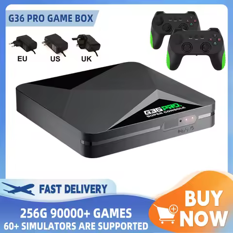 G36 Pro Retro Video Game Console Super Console with 90,000+ Video Games for PS1/GBA/MD/CPS/PSP with 
