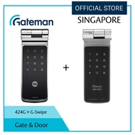 Gateman G-Swipe + 424G Digital Door Lock (1 Year Local Manufacturer Warranty) ( With Installation )