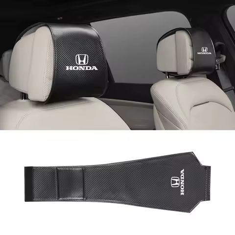 1/2Pcs Car Seat Headrest Pillow Dustproof Cover For Honda Civic Accord Fit Jazz CRV BRV HRV Insight 