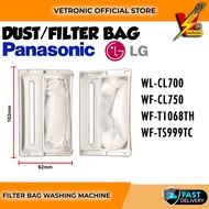 PANASONIC LG WASHING FILTER BAG( Penapis Habuk Mesin Basuh ) (FB3315) 适合LG品牌 LG WF-CL750 / WF-TS999T