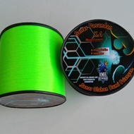 PASUNDAN FISHING LINE WARNA HIJAU KUNING PINK PUTIH SUSU STABILO DOFF PANJANG 500-1000-1500METER SEN