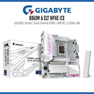 GIGABYTE B860M AORUS ELITE WIFI6E ICE INTEL CORE ULTRA PROCESSORS (SERIES 2) MOTHERBOARD LGA1851 SOC
