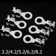 50 pcs/lot O-Type 3.2/4.2/5.2/6.2/8.2 Splice Cold Pressed Car Speaker Male Terminal Tin Plating Coss