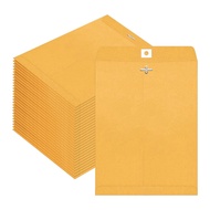 9x12inch Clasp Envelopes 100 Count - Envelopes with Clasp Closure - for Home Office Business or Scho