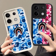 Casing for Xiaomi Redmi Note poco M6 X6 X7 14 13 Pro Plus 5G Q-35 bape shark
