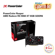 POWERCOLOR Reaper AMD Radeon RX 9060 XT 8GB GDDR6 - 3 years local warranty (Brought to you by Global