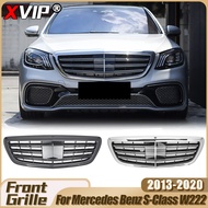 XVIP Glossy Black AMG Style Bumper Grille For Mercedes Benz S-Class W222 S500 S550 S600 2013-2020 W/