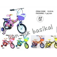 basikal kanak-kanak umur 2-4tahun Saiz12" 12-01A