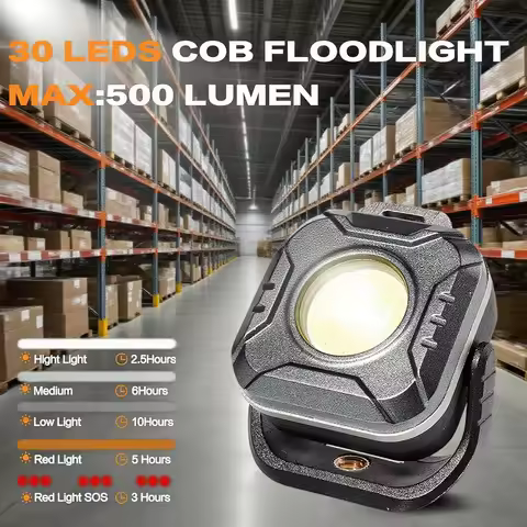 LiitoKala LF-986 Rechargeable Mini Portable Magnetic Work Light Strong Light Super Bright Small Port