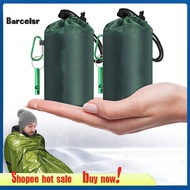 Survival Sleeping Bag Camping Bivvy Sack 1 or 2 Pcs Emergency Sleeping Bag with Survival Whistle Wat